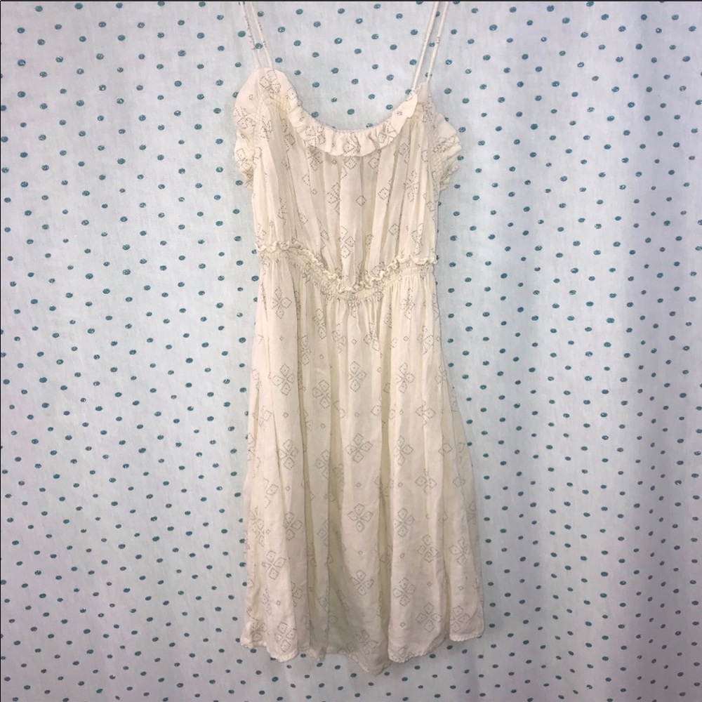 Intimately Free People Cream Geometric Slip